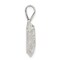 Sterling Silver Books with Quill Charm Pendant Jewelry 22mm x 22mm